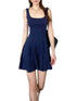 Elegant Summer Dress for Women - Chic Sleeveless Solid Color Mini Dress